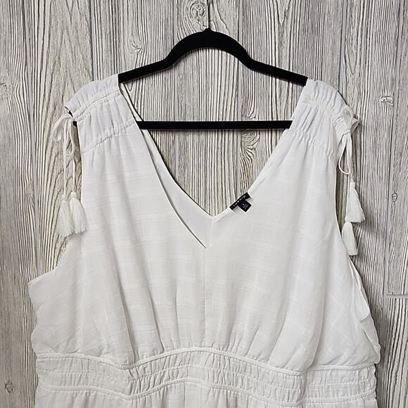 Torrid Window Pane V Neck Sleeveless Tank Top Womens Plus Size 4X NWT - Picture 3 of 12